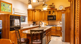 Chef designed gourmet kitchen